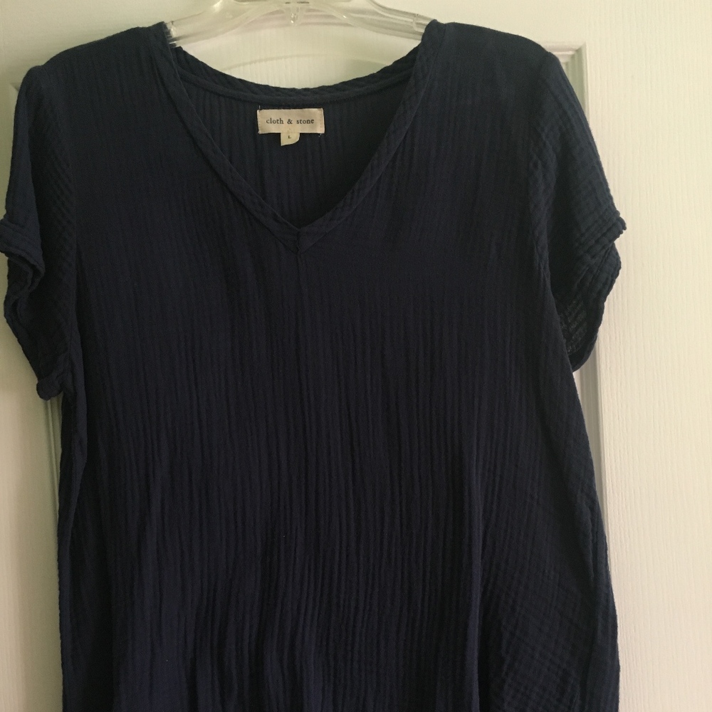 Cloth & Stone Blue Shirt